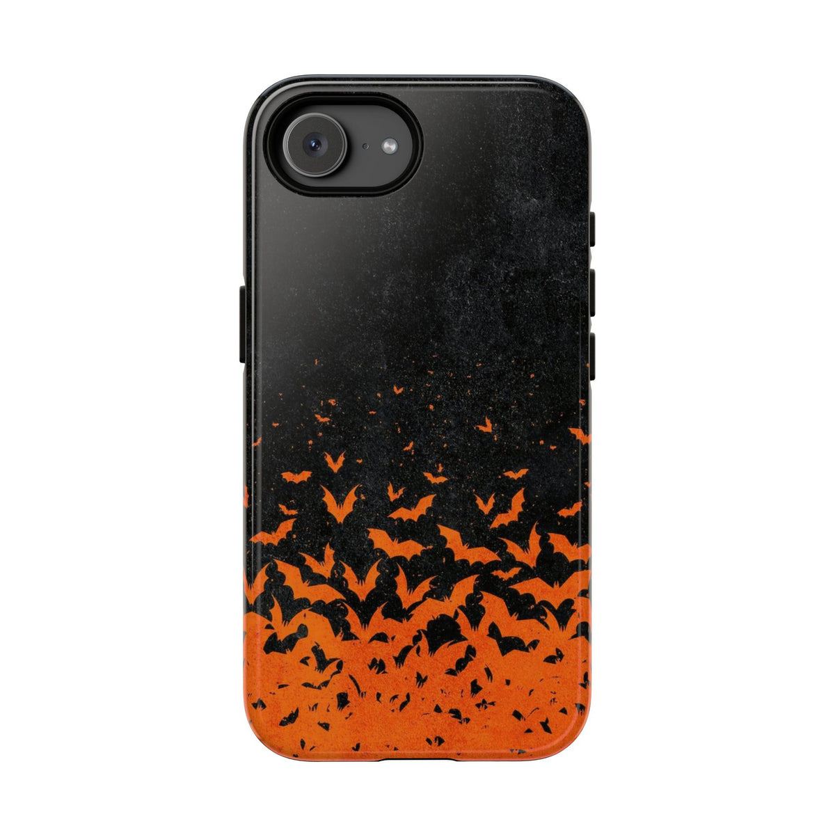 Halloween Orange Bat Swarm Phone Case — Tough Protective iPhone Cover