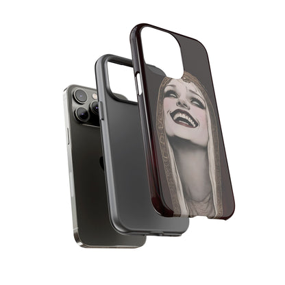 Phone Case — Gothic Laughing Nun Dark Art Protective Cover
