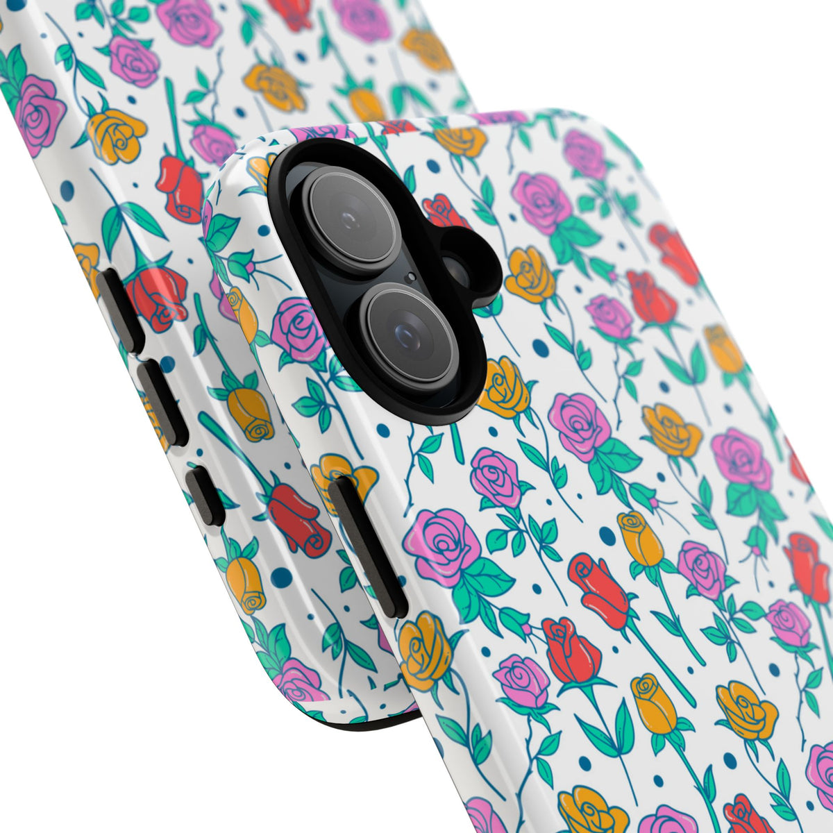 Floral Garden Tough Phone Case — Colorful Rose Pattern