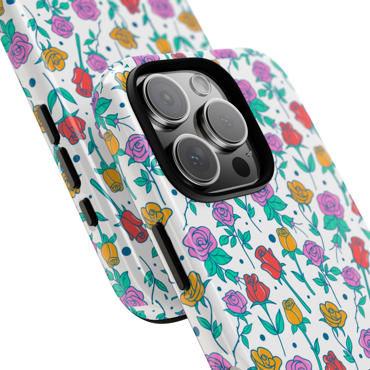 Floral Garden Tough Phone Case — Colorful Rose Pattern