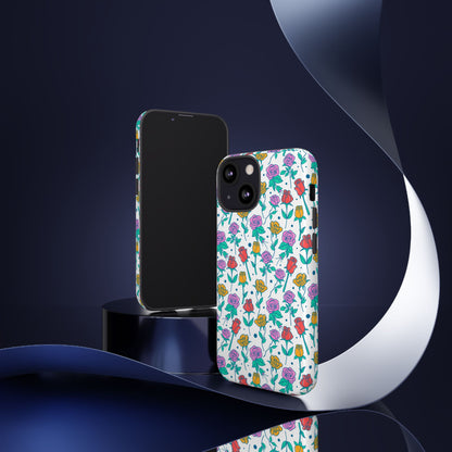 Floral Garden Tough Phone Case — Colorful Rose Pattern