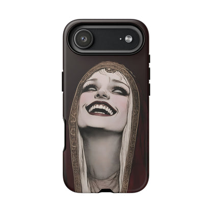 Phone Case — Gothic Laughing Nun Dark Art Protective Cover
