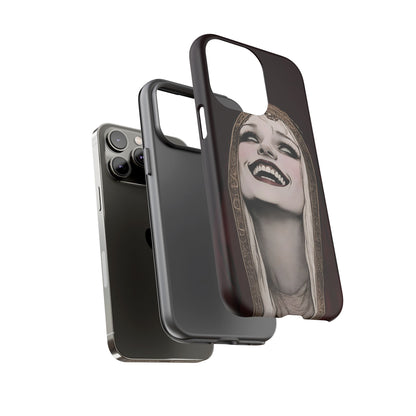 Phone Case — Gothic Laughing Nun Dark Art Protective Cover