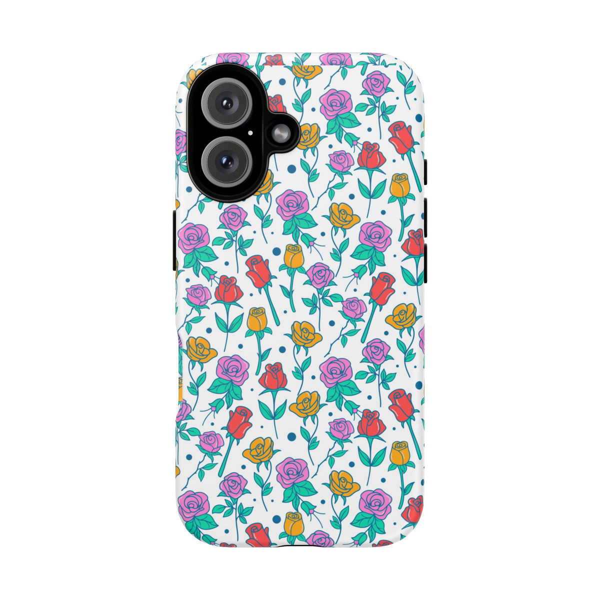 Floral Garden Tough Phone Case — Colorful Rose Pattern