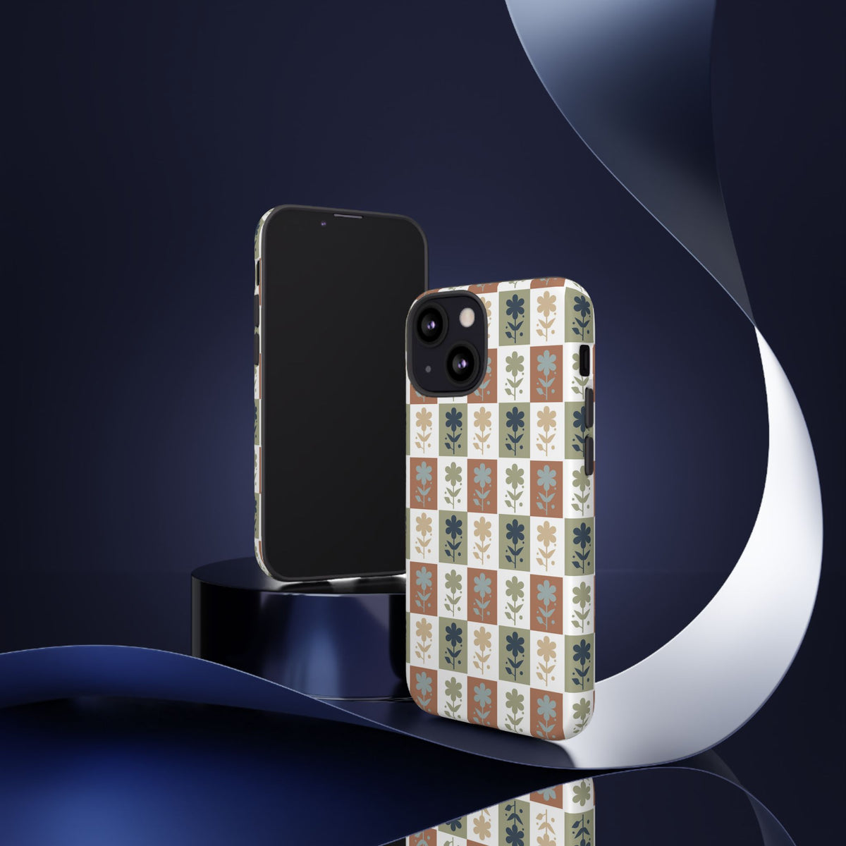 Floral Patchwork Tough Case — Retro Boho Phone Cover