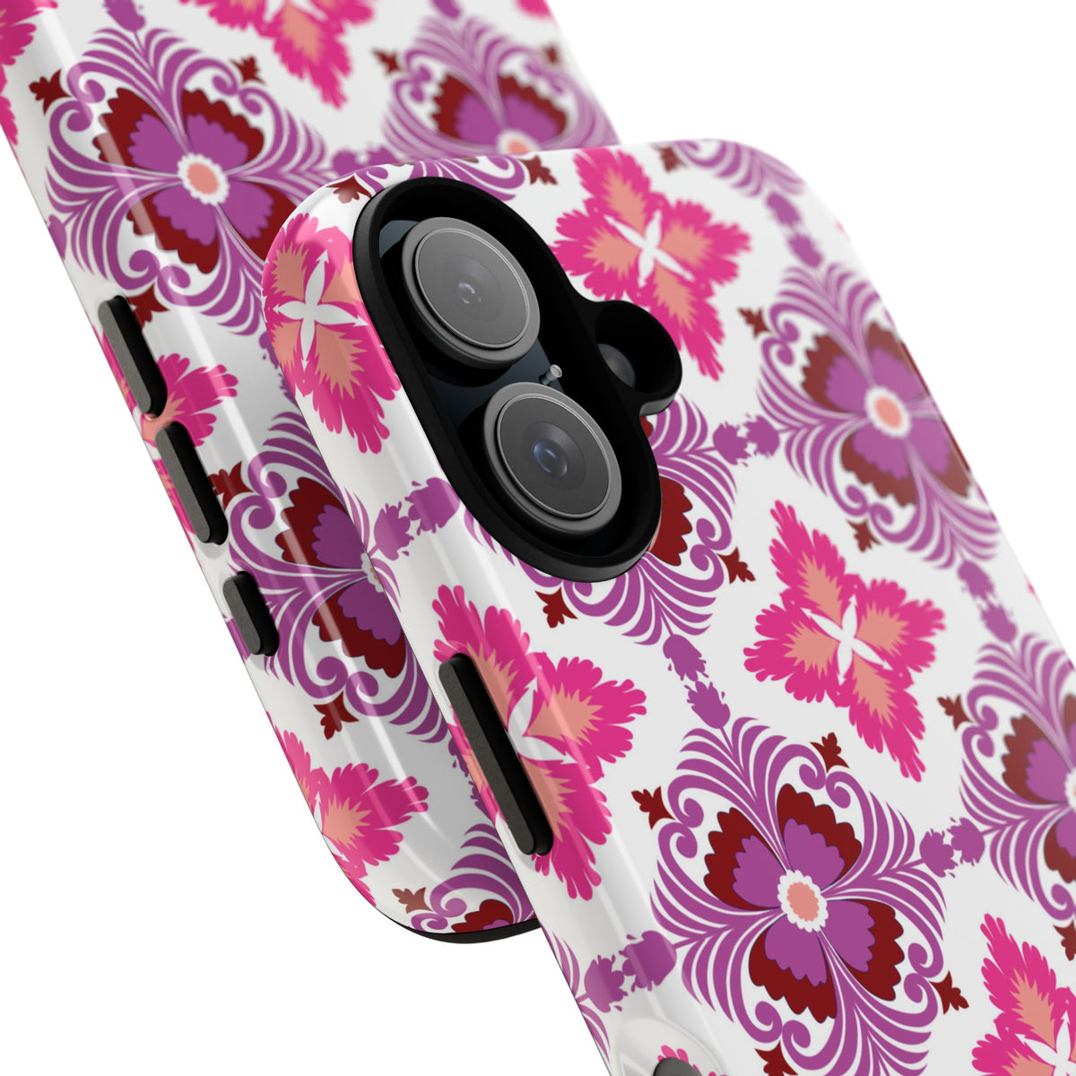 Pink Tile Floral Phone Case