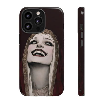 Phone Case — Gothic Laughing Nun Dark Art Protective Cover