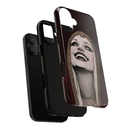 Phone Case — Gothic Laughing Nun Dark Art Protective Cover