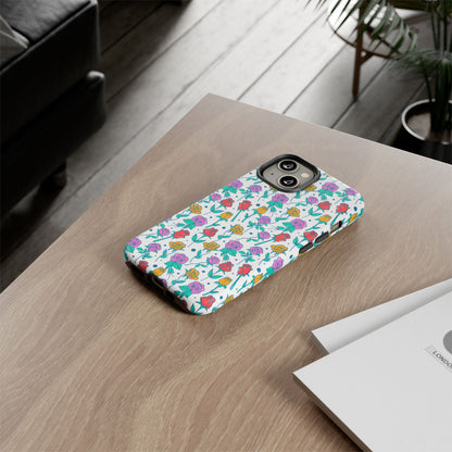 Floral Garden Tough Phone Case — Colorful Rose Pattern
