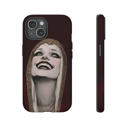 Phone Case — Gothic Laughing Nun Dark Art Protective Cover