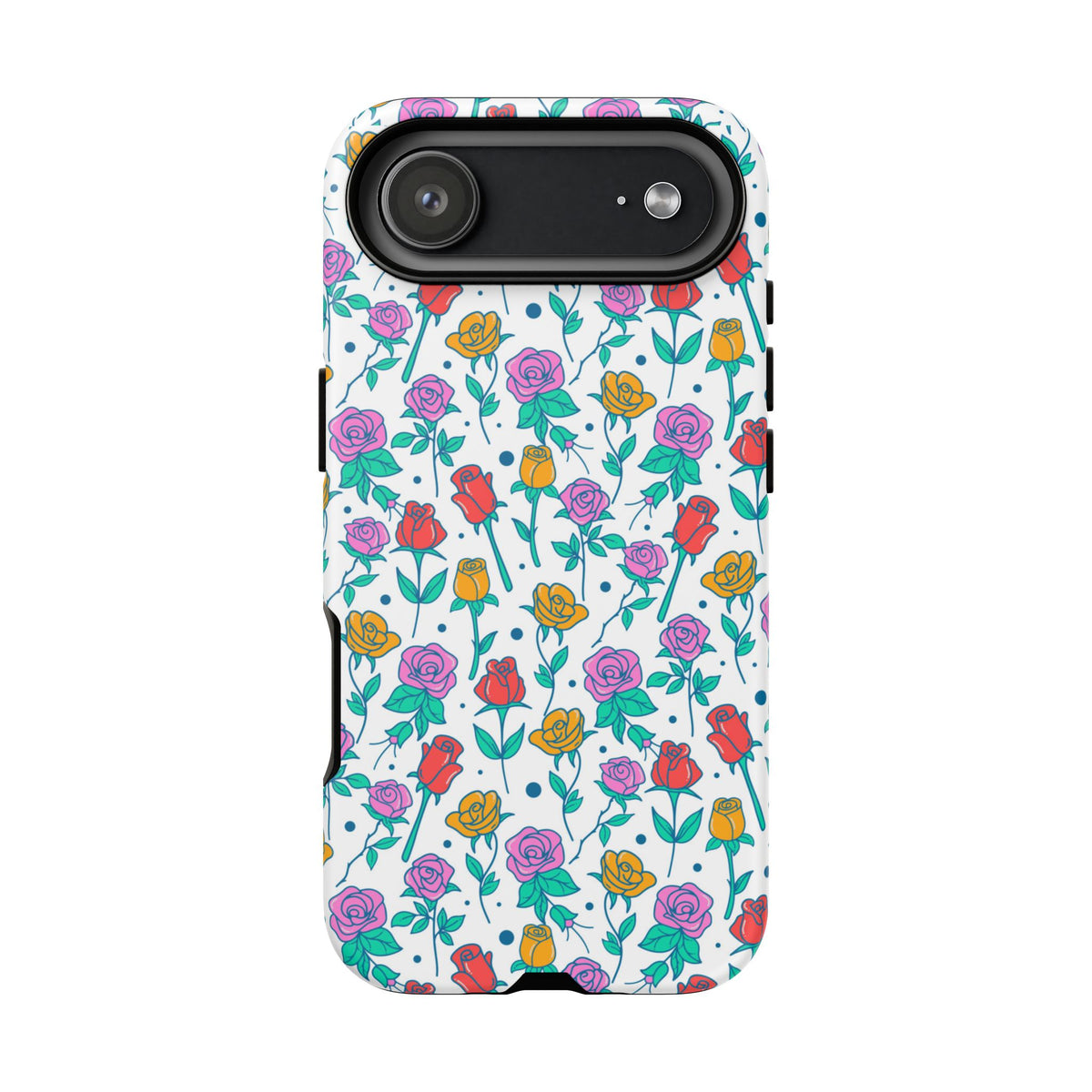 Floral Garden Tough Phone Case — Colorful Rose Pattern