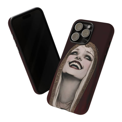 Phone Case — Gothic Laughing Nun Dark Art Protective Cover