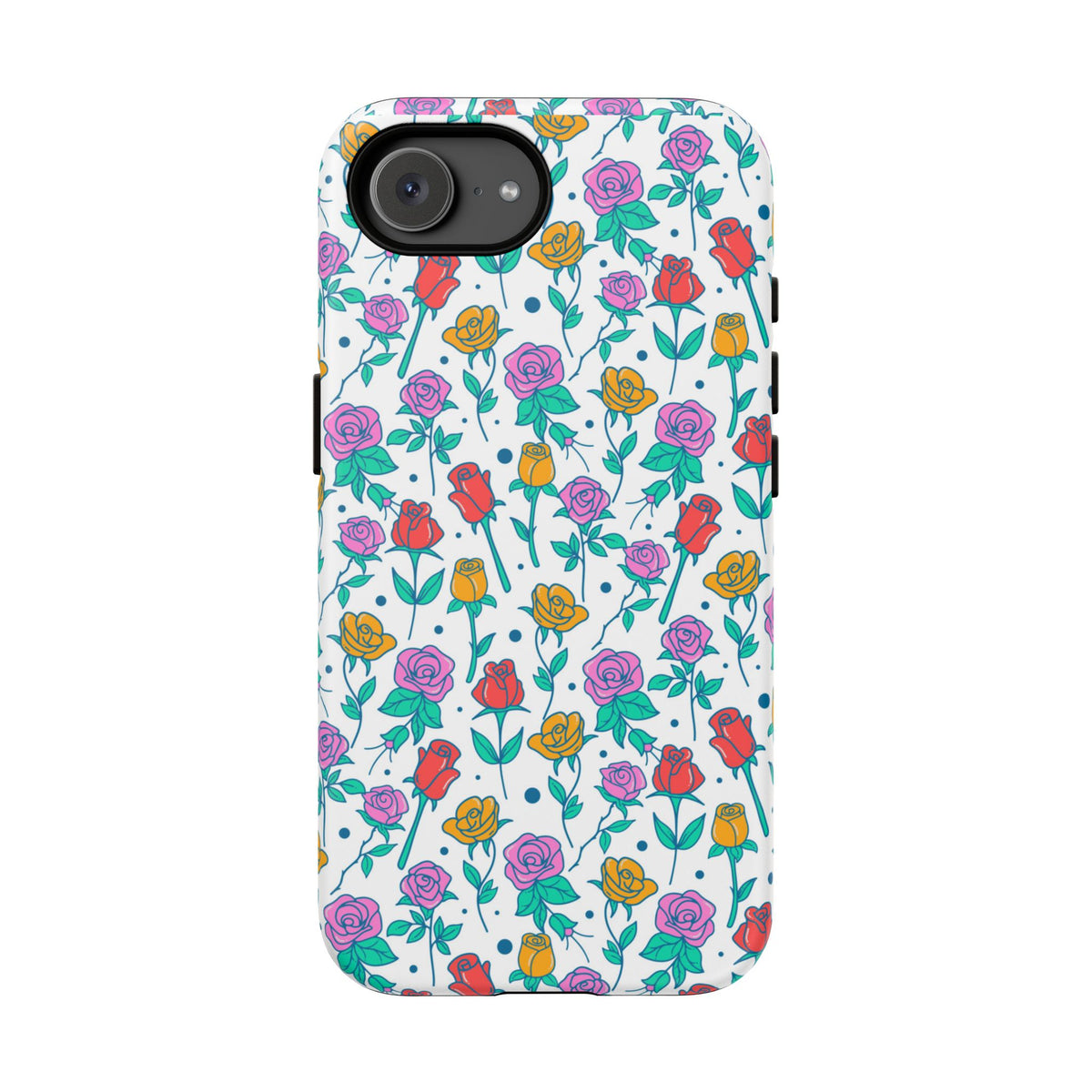 Floral Garden Tough Phone Case — Colorful Rose Pattern