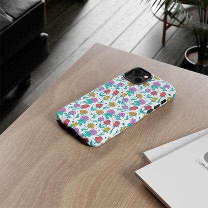 Floral Garden Tough Phone Case — Colorful Rose Pattern
