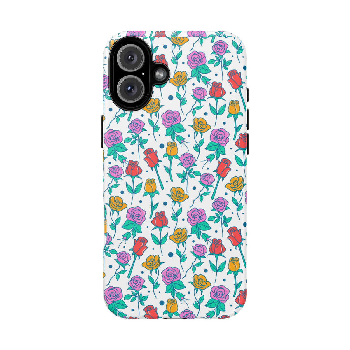 Floral Garden Tough Phone Case — Colorful Rose Pattern