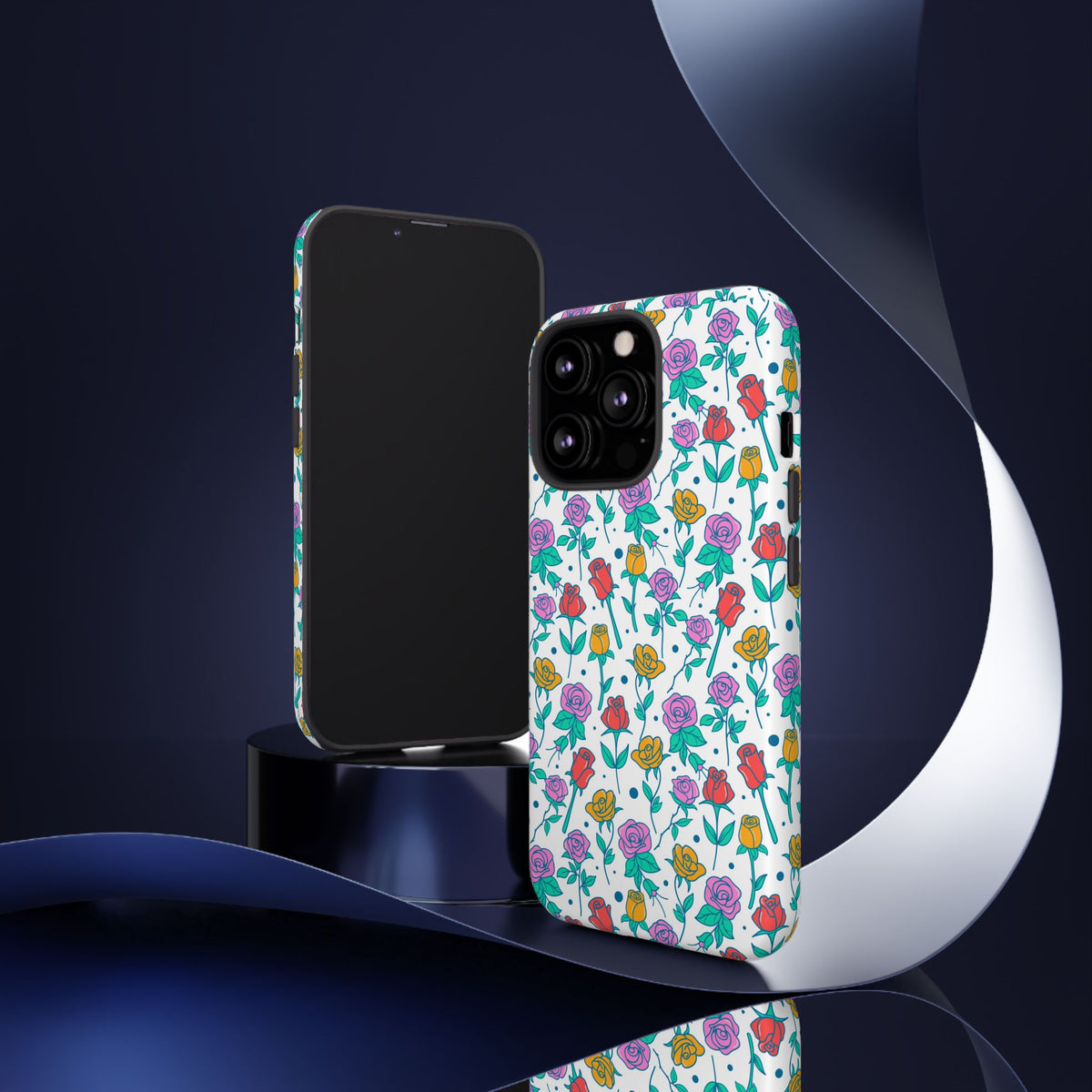 Floral Garden Tough Phone Case — Colorful Rose Pattern